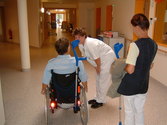 Patientengespräch auf der Station