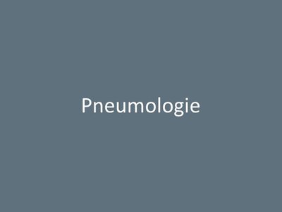 Graues Schild mit dem Schriftzug Pneumologie