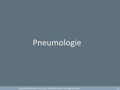 Pneumologie