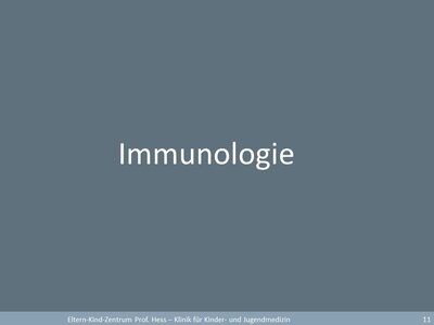 Immunologie