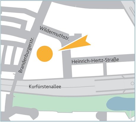 Stadtplanausschnitt