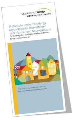 Flyertitelbild: Logo des SPI - eine kleine Stadt aus Bauklötzen