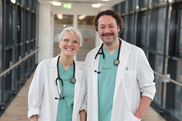 Dr. Constance Blome und Dr. Dennis Gruschka