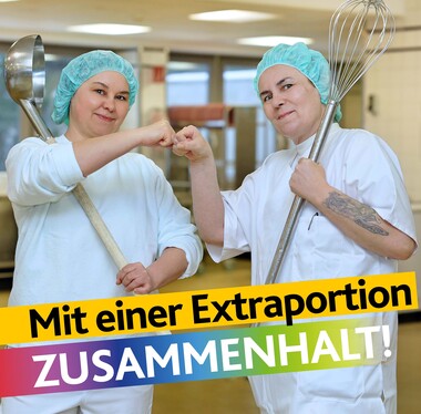 Mit einer Extraportion ZUSAMMENHALT!