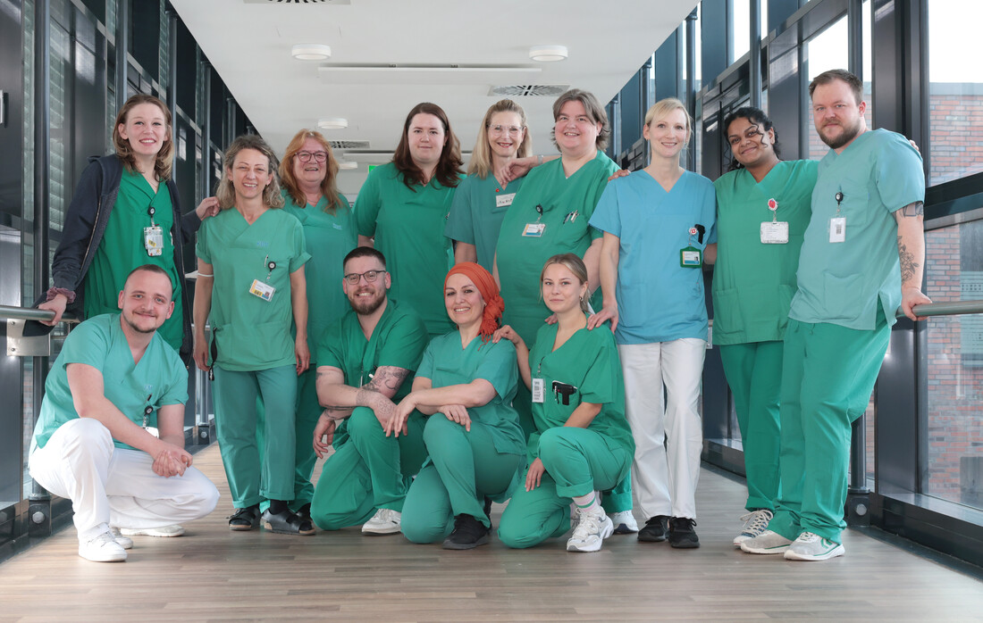 Teamfoto der Kindernotaufnahme