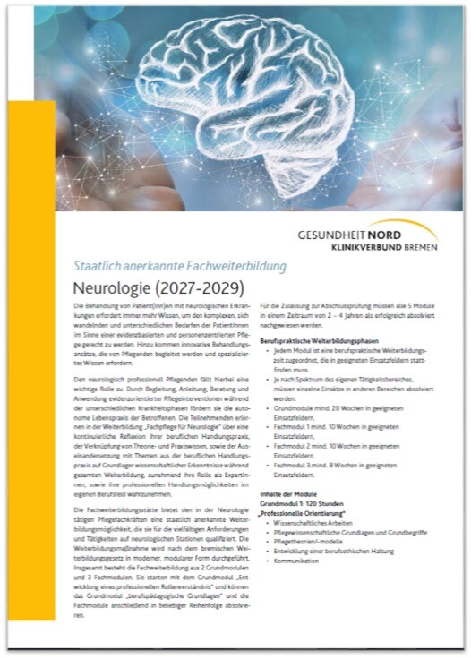 Foto mit Informationen zur Fortbildung