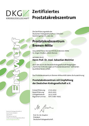 Foto des Zertifikates