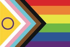 Regenbogenfahne zur Anerkennung der Vielfalt: Wir akzeptieren und respektieren, dass Menschen verschiedene Geschlechtsidentitäten haben können, einschließlich nicht-binärer Identitäten.