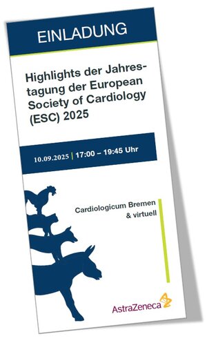 Foldertitelbild der Highlights der Jahrestagung der European Society of Cardiology (ESC) 2025