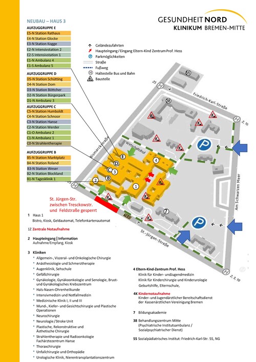 Lageplan KBM