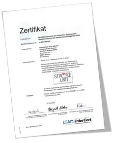 Zertifikat Stroke Unit gültig bis 11/2027
