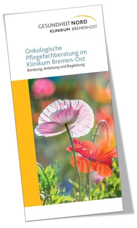 Titelbild des Folders mit einem Foto von einer bunten Blumenwiese