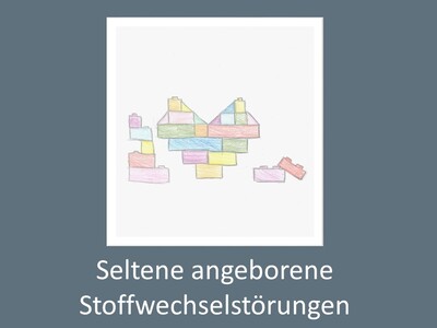 Kinderbild mit dem Schriftzug Stoffwechselerkrankungen