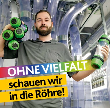 OHNE VIELFALT schauen wir in die Röhre!