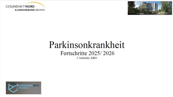 Titelfolie Parkinsonkrankheit